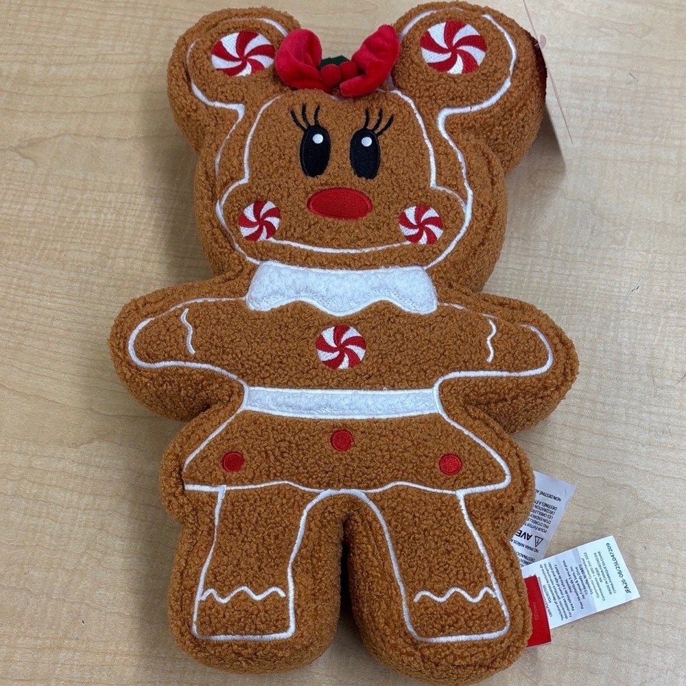 Disney Gingerbread Plush Minnie Mouse